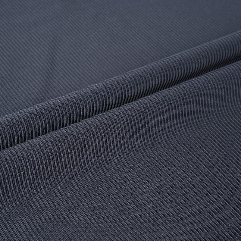 35NS008 88% NYLON 12% Spandex 200GSM Stripe Rib Sticked Yoga Fitness Tyg