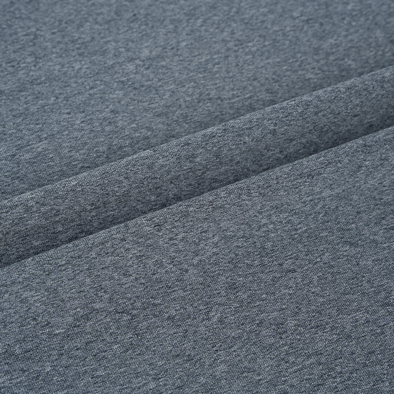 11SP105 108# 90% polyester 10% spandex 155gsm melange mjuk anto-bakteriell tröja