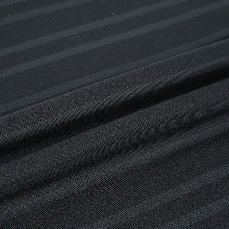 11SP149 90% Polyester 10% spandex 170gsm Bekväm strandband Peached Jersey Sticked Underwear Fabric